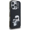 Etui Karl Lagerfeld IML Aquarelle Karl   & Choupette & Logo do iPhone 16 Pro Max czarny