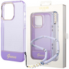 Guess GUHCP14LHGCOHU iPhone 14 Pro 6,1" fioletowy/purple hardcase Translucent Pearl Strap