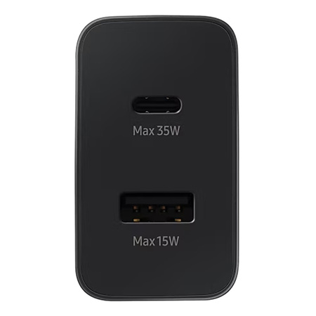 Samsung ładowarka sieciowa USB-C / USB-A 35W czarna (EP-TA220NBEGEU)