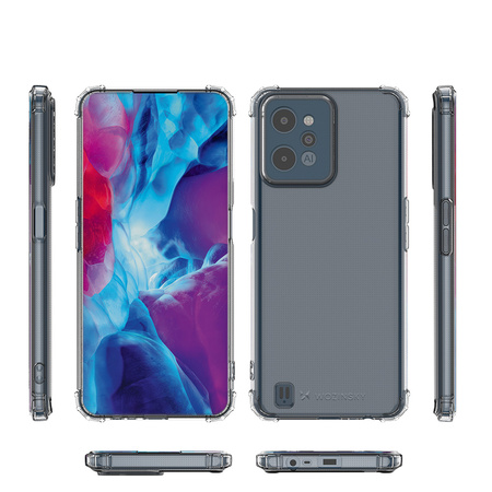 WOZINSKY ANTI SHOCK ETUI PANCERNE DO REALME C31 PRZEZROCZYSTE OCHRONA 360°