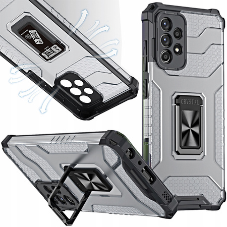 HURTEL ETUI CASE HYBRYDOWE DO SAMSUNG GALAXY A72 4G Z UCHWYTEM MAGNETYCZNYM