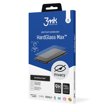 3MK HARDGLASS MAX PRIVACY BLACK SZKŁO HARTOWANE DO APPLE IPHONE 11 OCHRONA