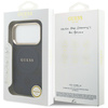 Etui Guess Peony Hot Stamp MagSafe do iPhone 17 Pro Max niebieski