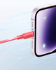 INNOSTYLE JAZZY KABEL USB-C LIGHTNING MFI SZYBKIEGO ŁADOWANIA DO IPHONE KEVLAR 1M CZERWONY