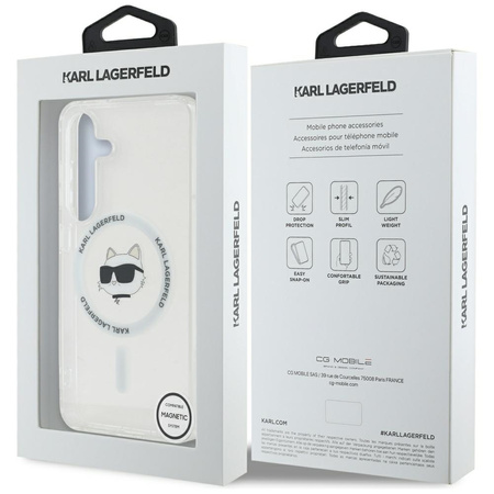 KARL LAGERFELD ETUI BUTTON CHOUPETTE DO SAMSUNG GALAXY S25 Z LOGO