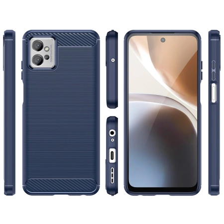 HURTEL ETUI CARBON CASE SILIKONOWY POKROWIEC DO XIAOMI POCO F4 5G OCHRONNY