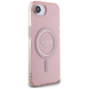 GUESS ETUI IML GLITTER CIRCLE DO IPHONE 16E DO MAGSAFE ELEGANCKIE