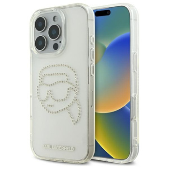 KARL LAGERFELD ETUI HARDCASE DO IPHONE 16 PRO MAX 6.9 PRZEZROCZYSTE Z KARL