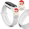 STRAP XMAS OPASKA DO XIAOMI MI BAND 4 3 ŚWIĄTECZNY PASEK SILIKONOWY MIKOŁAJ