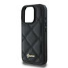 GUESS ETUI HARDCASE CASE POKROWIEC DO IPHONE 16 PRO DO APPLE QUILTED CZARNY