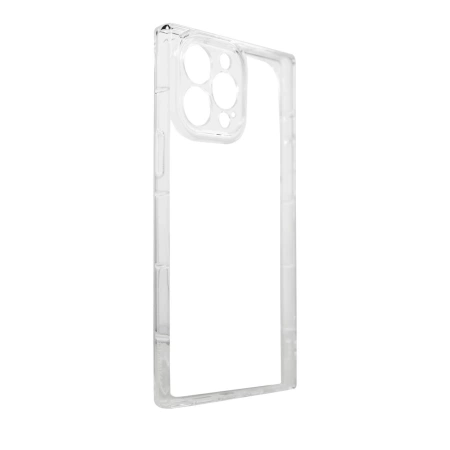 HURTEL ETUI SQUARE CLEAR DO SAMSUNG GALAXY A12 5G ŻELOWY POKROWIEC OCHRONNY
