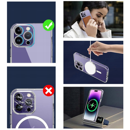CO2 ETUI MAGNETYCZNE CLEAR CASE WZMOCNIONE DO MAGSAFE IPHONE 13 PRO