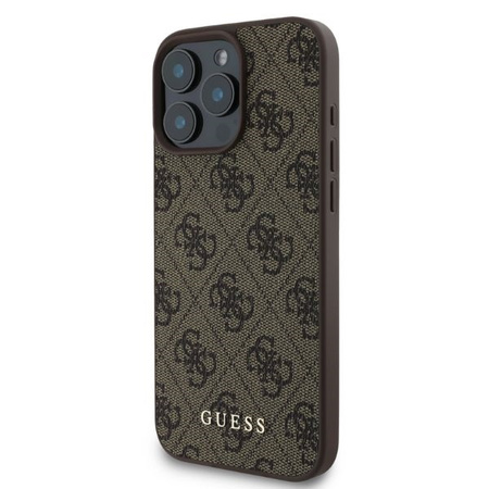 GUESS ETUI HARD CASE DO IPHONE 16 PRO 6.3 4G CLASSIC Z MODNYM WYKOŃCZENIEM