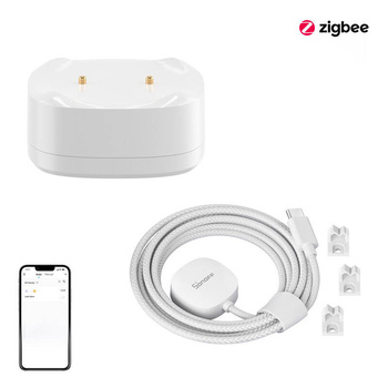 SONOFF ZESTAW CZUJNIK ZALANIA WODY ZIGBEE SNZB-05P DO SMART HOME Z KABLEM