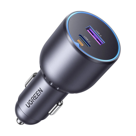 UGREEN ŁADOWARKA SAMOCHODOWA USB + USB-C 63W DO TELEFONÓW IPHONE 12 13 14