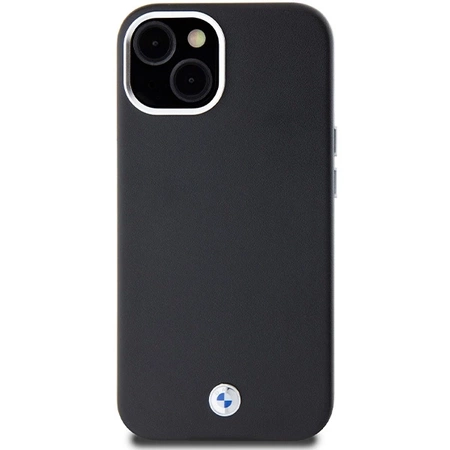 Etui BMW Signature Wrapped Metal MagSafe na iPhone 15 Plus / 14 Plus - czarne