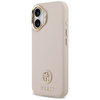 Etui Guess Grained Strass Logo MagSafe do iPhone 17 różowy