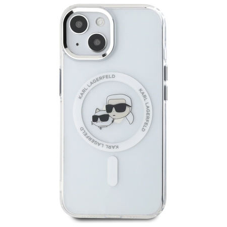 KARL LAGERFELD ETUI DO IPHONE 15 6.1 KARL&CHOUPETTE IML METAL Z DO MAGSAFE