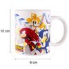 CORIEX KUBEK CERAMICZNY SONIC 350ML DO KAWY HERBATY ZIELONY UNIKALNY DESIGN