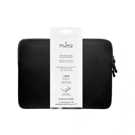 Puro SLIM GUARD Sleeve Bag Neoprene 12-13'' black