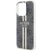 Etui Guess IML 4G Gold Stripe na iPhone 15 Pro Max - czarne