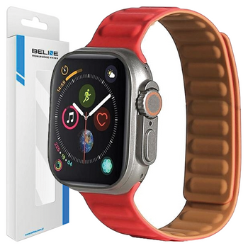 Beline pasek Apple Watch Magnetic38/40/41mm czerwony /red