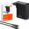 £adowarka do telefonu, do laptopa, GAN, Szybka, USB-C PD, USB-A, QC, 100W, Uniwersalna, Mcdodo