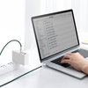 Baseus Cafule Metal Data kabel USB Typ C - USB Typ C 100 W (20 V / 5 A) Power Delivery 2 m zielony (CATJK-D06)