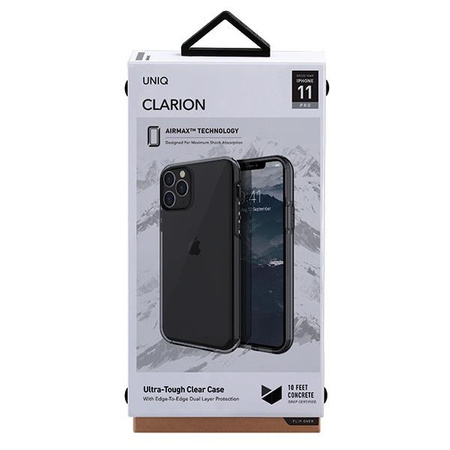 Etui Uniq Clarion na iPhone 11 Pro - czarne
