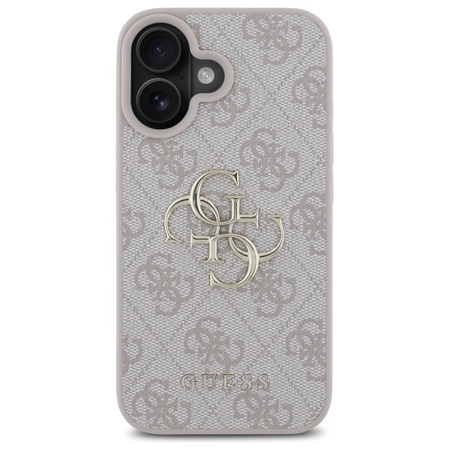 GUESS ETUI HARD CASE DO IPHONE 16 6.1 4G BIG LOGO OCHRONA NA TELEFON Z LOGO