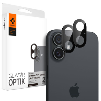 SPIGEN OSŁONA APARATU SZKŁO HARTOWANE DO IPHONE 16 16 PLUS PROTECTOR 2-PACK