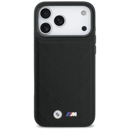BMW ETUI M QUILTED LOGO DO IPHONE 17 PRO MAX MAGSAFE LUKSUSOWA OCHRONA