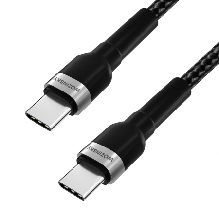 WOZINSKY KABEL USB-C 2M PD 65W DO TELEFONÓW I AKCESORII SZYBKIE ŁADOWANIE