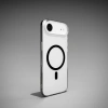 Etui Puro Lite Mag TPU+PC kompatybilne z MagSafe na iPhone 17 Air - przezroczyste z czarnym pierścieniem