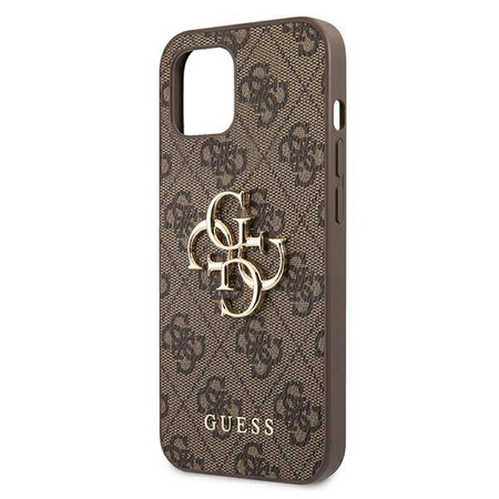 Guess GUHCP13M4GMGBR iPhone 13 6,1" brązowy/brown hardcase 4G Big Metal Logo