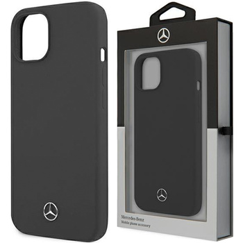 Mercedes MEHCP13SSILBK iPhone 13 mini 5,4" czarny/black hardcase Silicone Line