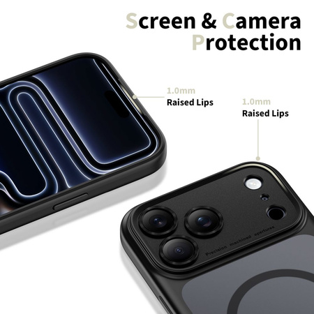 TECH-PROTECT MAGPEAK MAGSAFE CC IPHONE 17 PRO MATTE BLACK