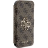 Etui Guess 4G Metal Logo na iPhone 15 Pro Max - brązowe
