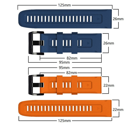 TECH-PROTECT PASEK DO GARMIN FENIX 3 5X 3HR 5X PLUS 6X 6X PRO 7X WYTRZYMAŁY