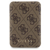 Zestaw Guess GUBPM5P15S4GEMGW iPhone15 6.1 hardcase + Powerbank 5000mAh MagSafe brązowy/brown 4G Metal Logo