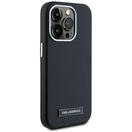 KARL LAGERFELD ETUI FW METAL PLATE DO IPHONE 15 PRO ZABEZPIECZENIE