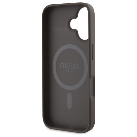 GUESS ETUI HARDCASE 4G PRINTED STRIPES DO MAGSAFE DO IPHONE 16 6.1