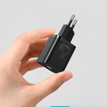 Baseus Super Si 1C szybka ładowarka USB Typ C 25W Power Delivery Quick Charge biały (CCSP020102)