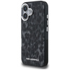 Etui Karl Lagerfeld IML Leopard Pattern MagSafe do iPhone 16 czarny