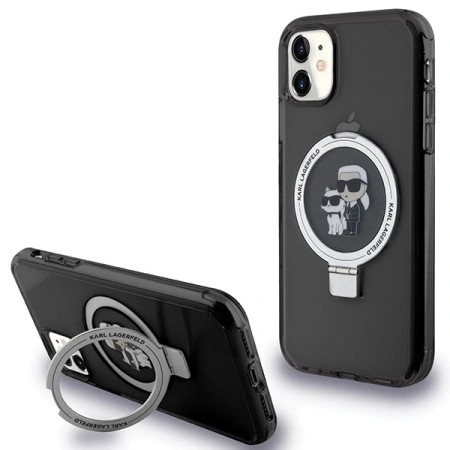 KARL LAGERFELD ETUI HARDCASE RING STAND DO IPHONE 11 XR DO MAGSAFE