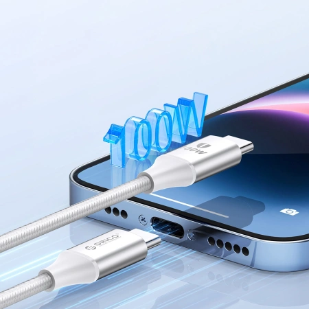 ORICO KABEL USB-C DO USB-C 100W 1M DO TELEFONÓW I LAPTOPÓW Z POWER DELIVERY