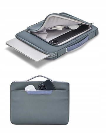INNOSTYLE TORBA NA LAPTOPA 14 WODOODPORNA ETUI CASE OMNIPROTECT SZARA