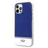 Mini MIHCP12MPCUBINA iPhone 12/12 Pro 6,1" granatowy/navy hard case Stripe Collection