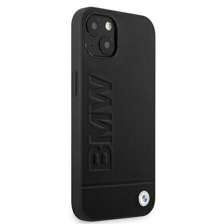 Etui BMW BMHCP13MSLLBK na iPhone 13 - czarne Signature Logo Imprint