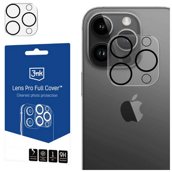 Apple iPhone 15 Pro/15 Pro Max - 3mk Lens Pro Full Cover